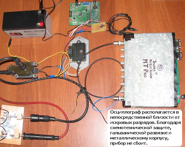 Как подключить осциллограф к схеме